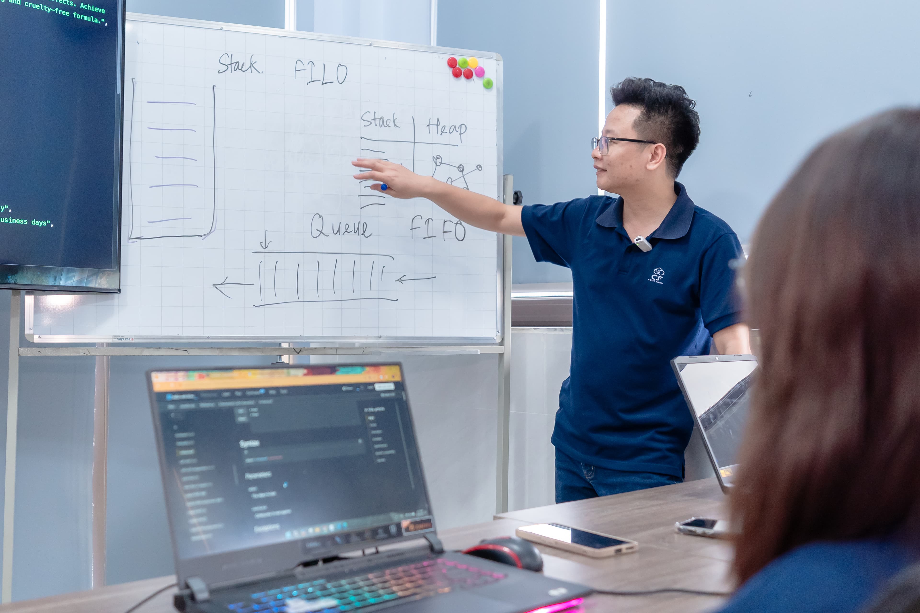 Hình ảnh lớp học Tại CodeFarm